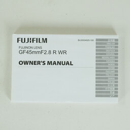 FUJIFILM GF45mmF2.8 R WR