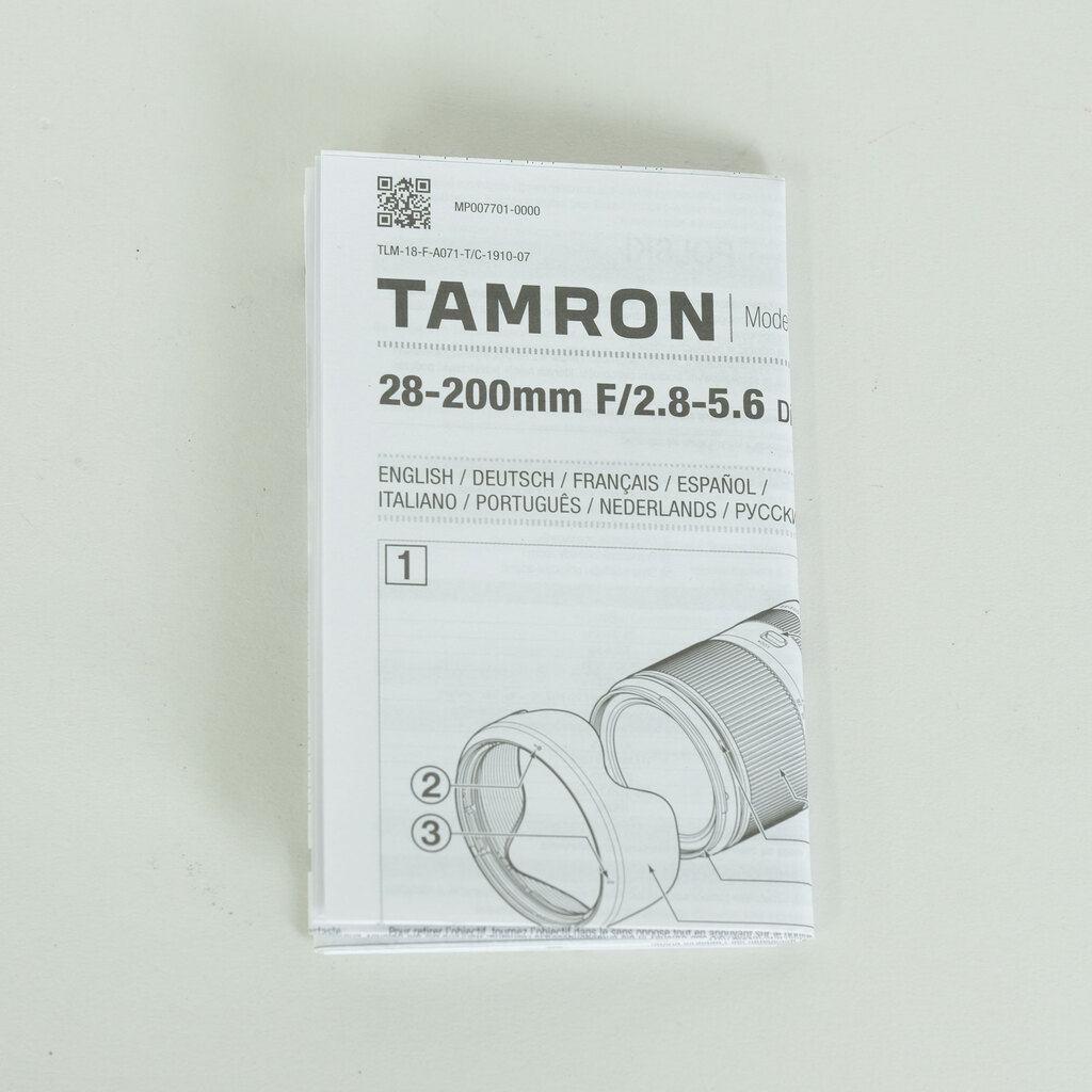 TAMRON 28-200mm F/2.8-5.6 Di III RXD (Model A071) [ソニーE用]