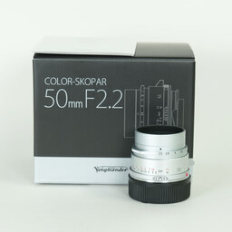 コシナ フォクトレンダー COLOR-SKOPAR 50mm F2.2 VM シルバー コシナ フォクトレンダー COLOR-SKOPAR 50mm F2.2 VM シルバー