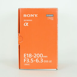 SONY E18-200mm F3.5-6.3 OSS LE SEL18200LE