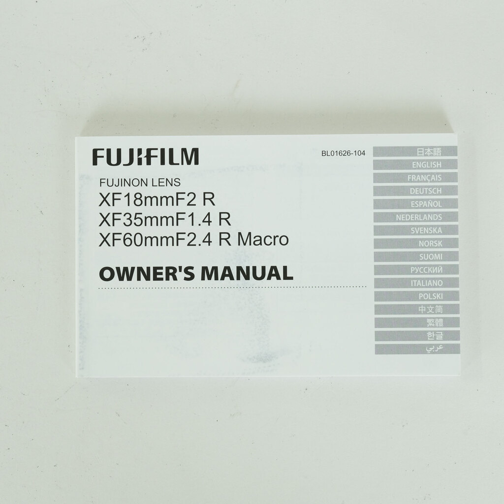 FUJIFILM XF35mmF1.4 R