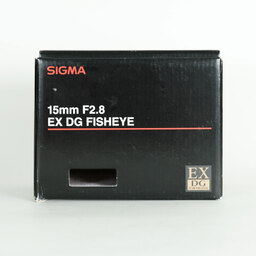 SIGMA 15mm F2.8EX DG DIAGONAL FISHEYE (ニコンF用)