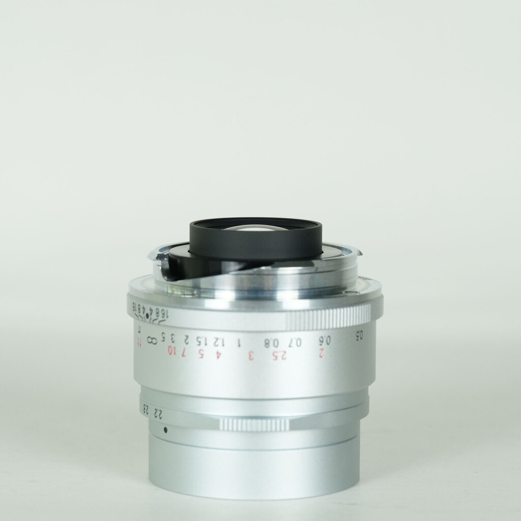 コシナ フォクトレンダー COLOR-SKOPAR 50mm F2.2 VM シルバーの出品