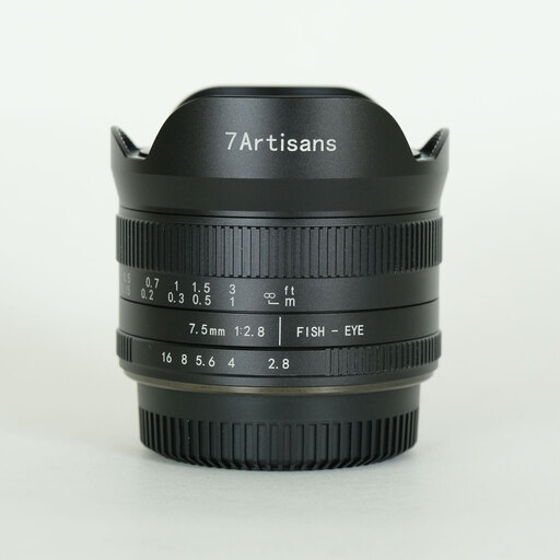 七工匠 7Artisans 7.5mm F2.8 FISH-EYE II ED (マイクロフォーサーズ用) ブラック