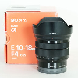 SONY E 10-18mm F4 OSS SEL1018