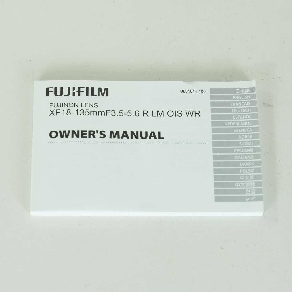 FUJIFILM XF18-135mmF3.5-5.6 R LM OIS WR FUJIFILM XF18-135mmF3.5-5.6 R LM OIS WR