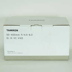 TAMRON 50-400mm F/4.5-6.3 Di III VC VXD (Model A067) [ソニーE用]