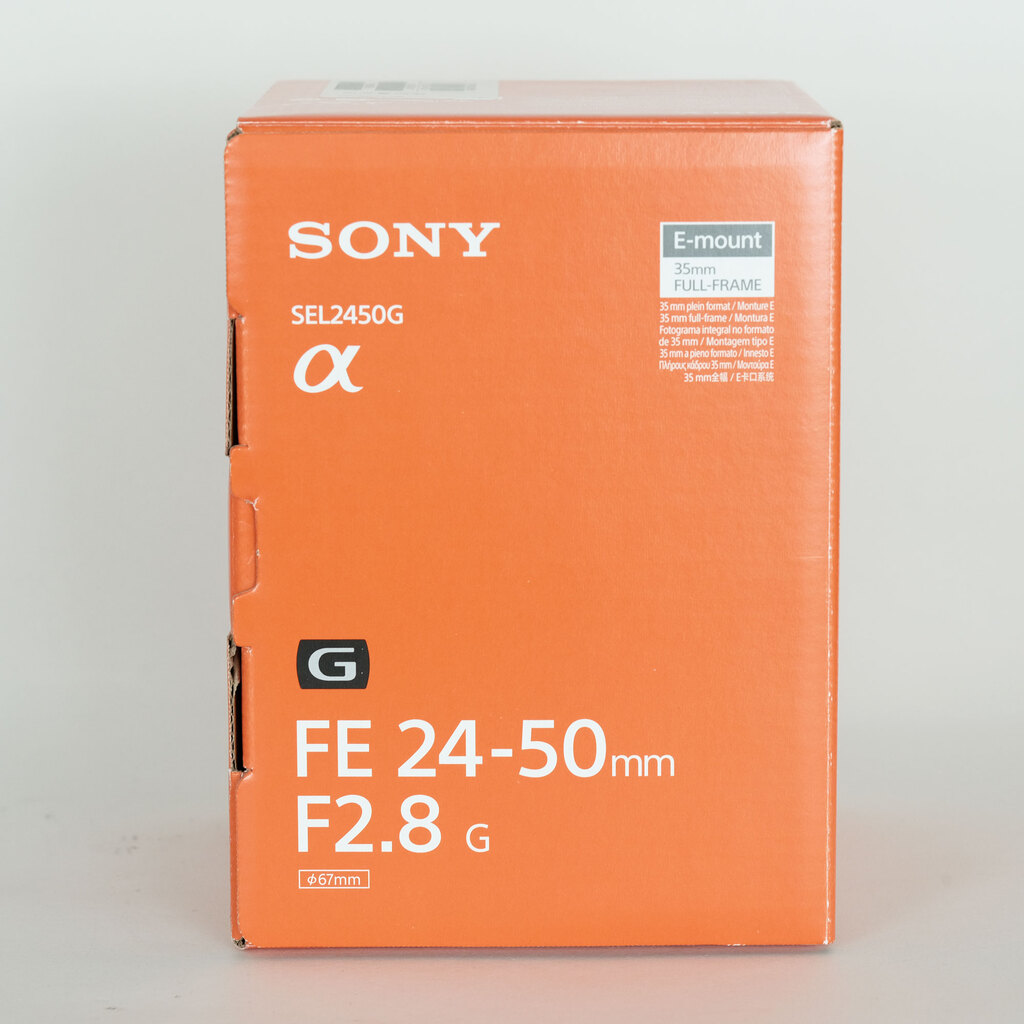 SONY FE 24-50mm F2.8 G SEL2450G