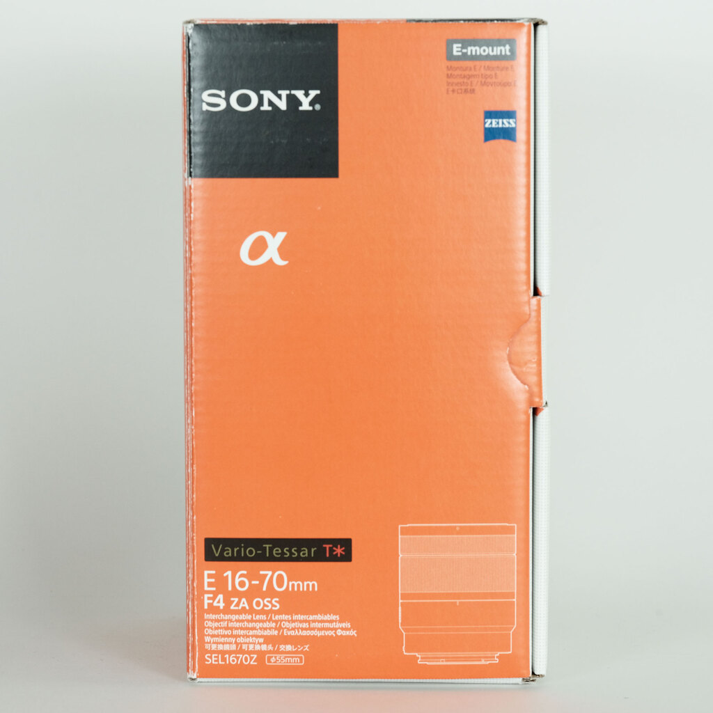 SONY Vario-Tessar T* E 16-70mm F4 ZA OSS SEL1670Z SONY Vario-Tessar T* E 16-70mm F4 ZA OSS SEL1670Z