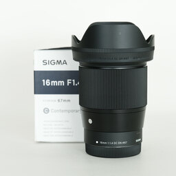 SIGMA 16mm F1.4 DC DN｜Contemporary [キヤノンM用]