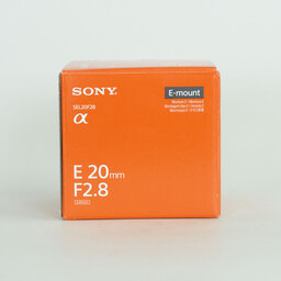 SONY E 20mm F2.8 SEL20F28