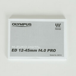 OLYMPUS M.ZUIKO DIGITAL ED 12‑45mm F4.0 PRO