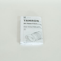 TAMRON 28-75mm F/2.8 Di III RXD (Model A036) [ソニーE用]