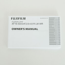 FUJIFILM XF16-50mmF2.8-4.8 R LM WR
