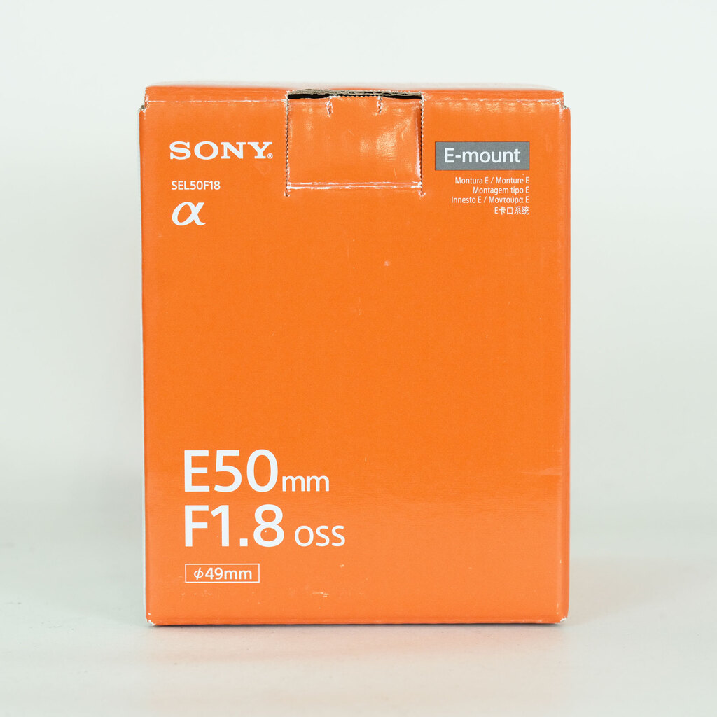 SONY E 50mm F1.8 OSS SEL50F18