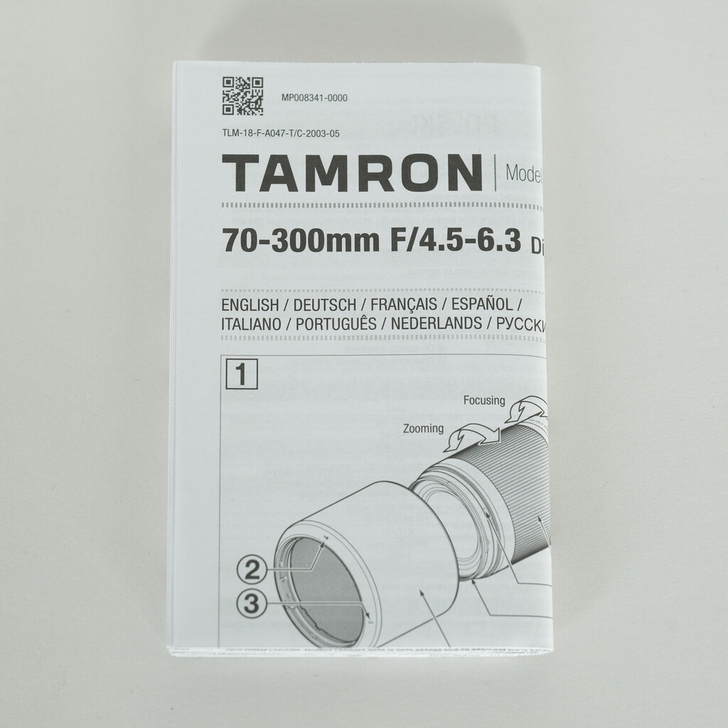 TAMRON 70-300mm F/4.5-6.3 Di III RXD (Model A047) [ソニーE用]