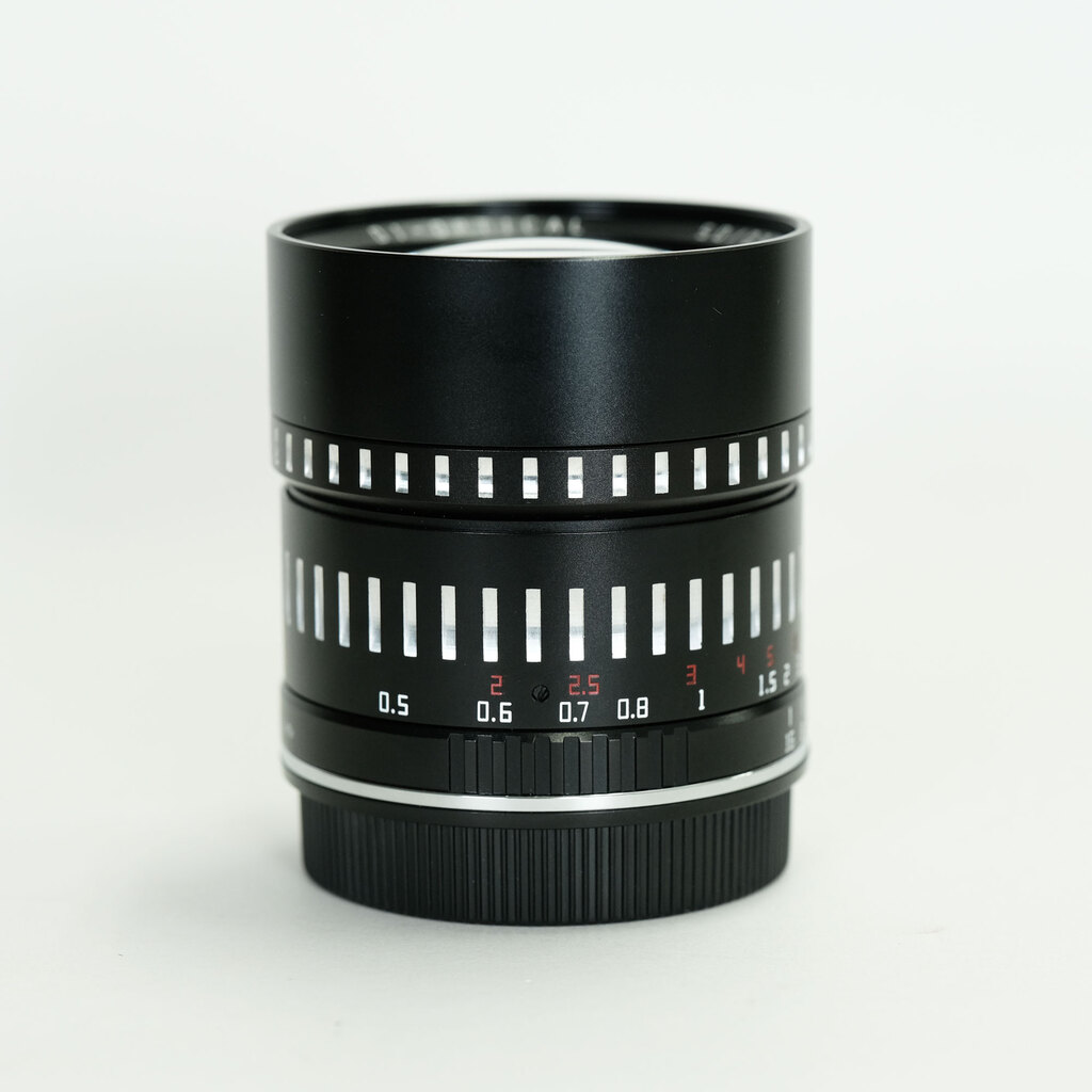 銘匠光学 TTArtisan 50mm F0.95 C (ライカSL/TL 用) ブラック×シルバー