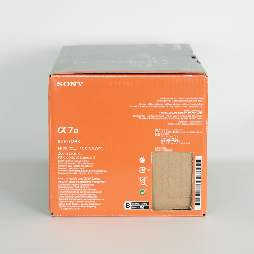 SONY α7 III（ILCE-7M3）