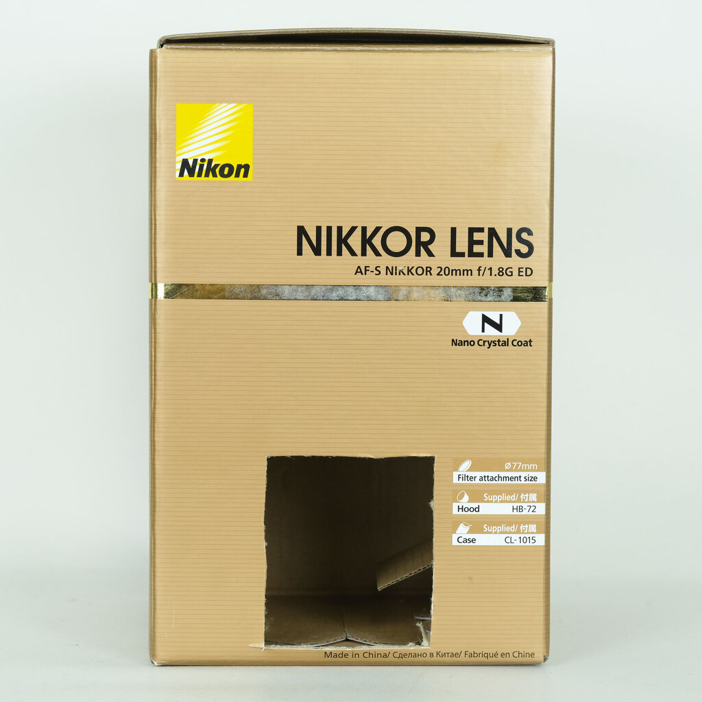 Nikon AF-S NIKKOR 20mm f/1.8G ED