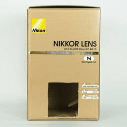 Nikon AF-S NIKKOR 20mm f/1.8G ED