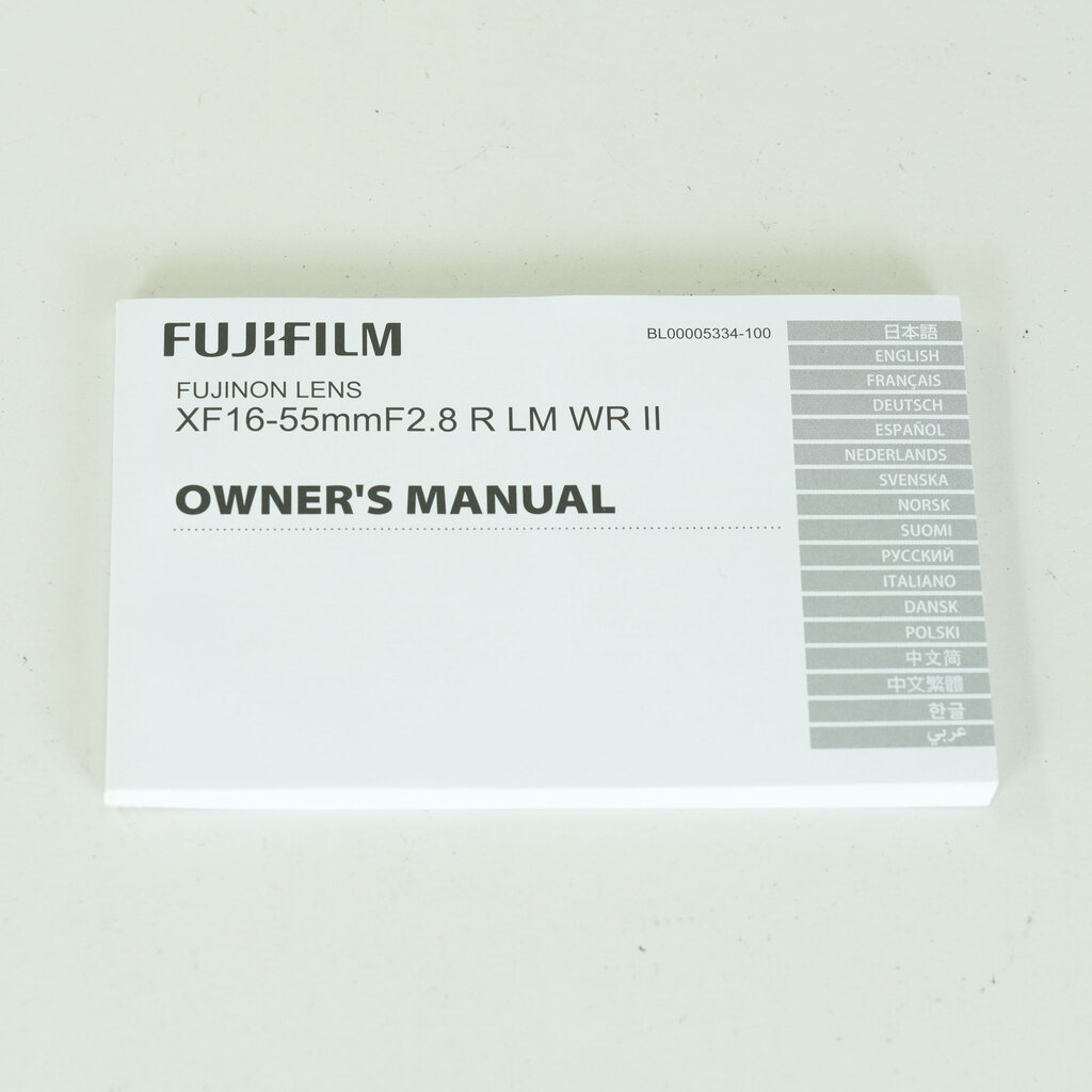 FUJIFILM XF16-55mmF2.8 R LM WR II