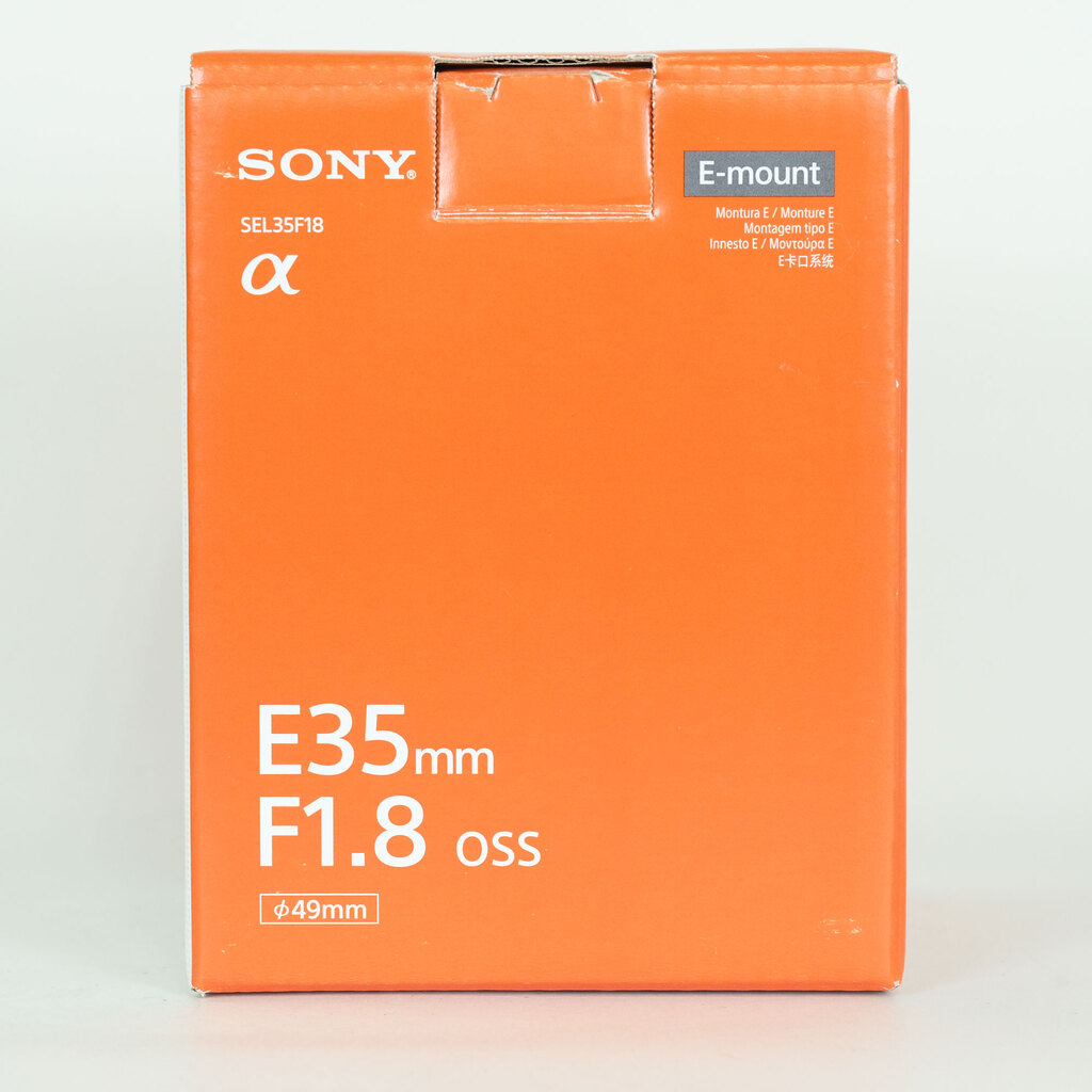 SONY E 35mm F1.8 OSS SEL35F18