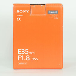 SONY E 35mm F1.8 OSS SEL35F18