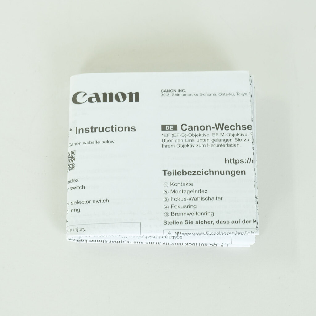 Canon RF50mm F1.8 STM