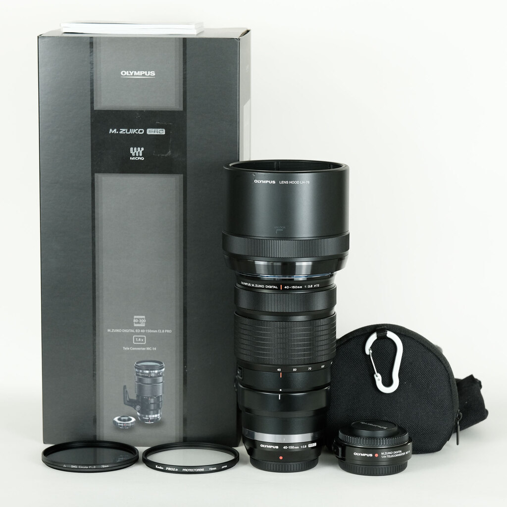 OLYMPUS M.ZUIKO DIGITAL ED 40-150mm F2.8 PROテレコンバーターキット
