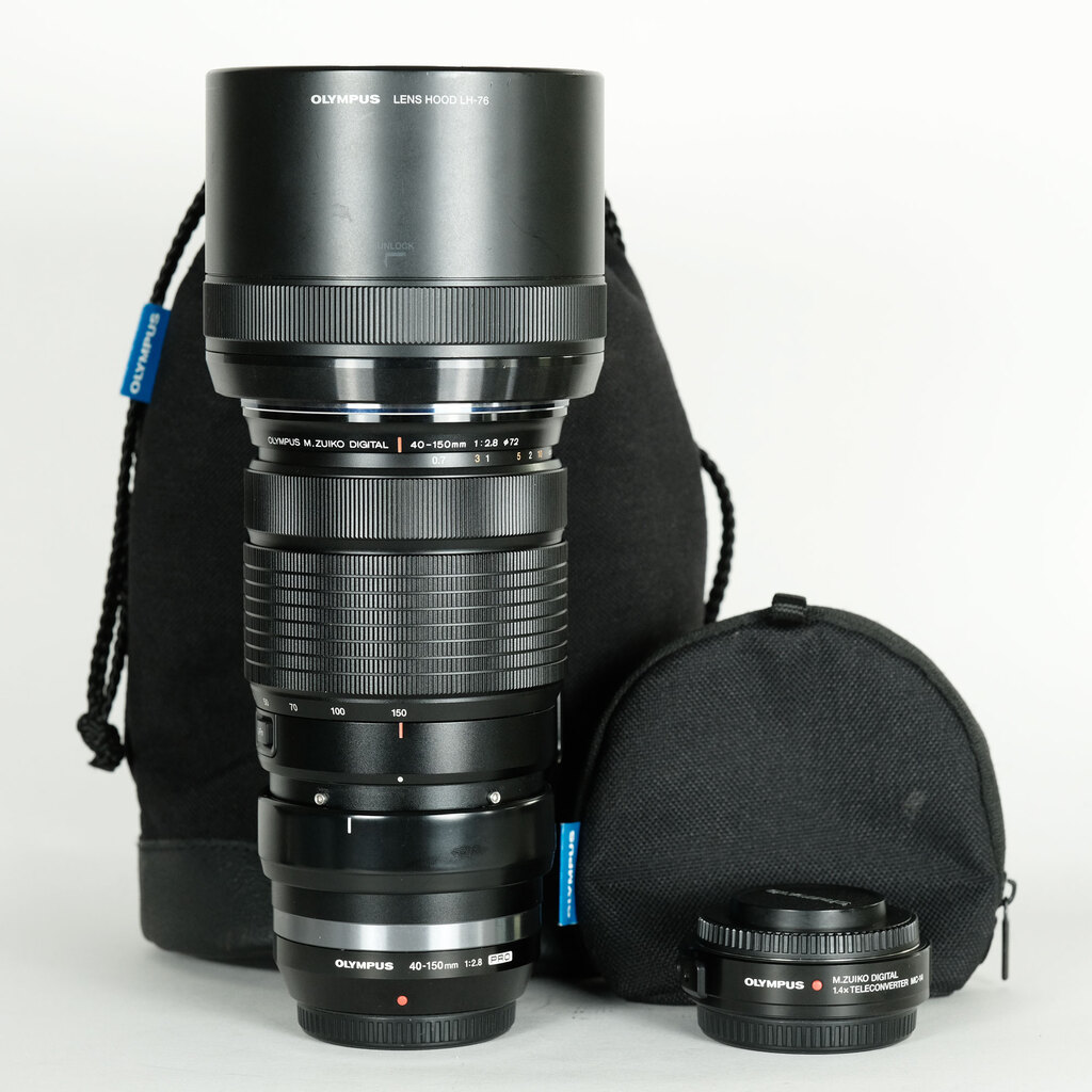 OLYMPUS M.ZUIKO DIGITAL ED 40-150mm F2.8 PROテレコンバーターキット