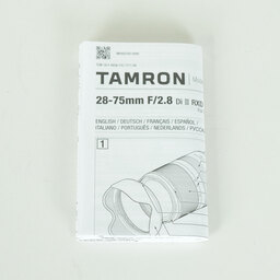 TAMRON 28-75mm F/2.8 Di III RXD (Model A036) [ソニーE用]