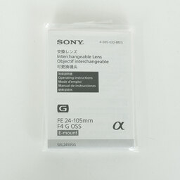 SONY FE 24-105mm F4 G OSS SEL24105G