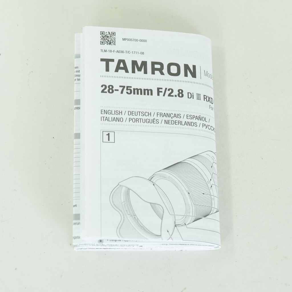 TAMRON 28-75mm F/2.8 Di III RXD (Model A036) [ソニーE用]