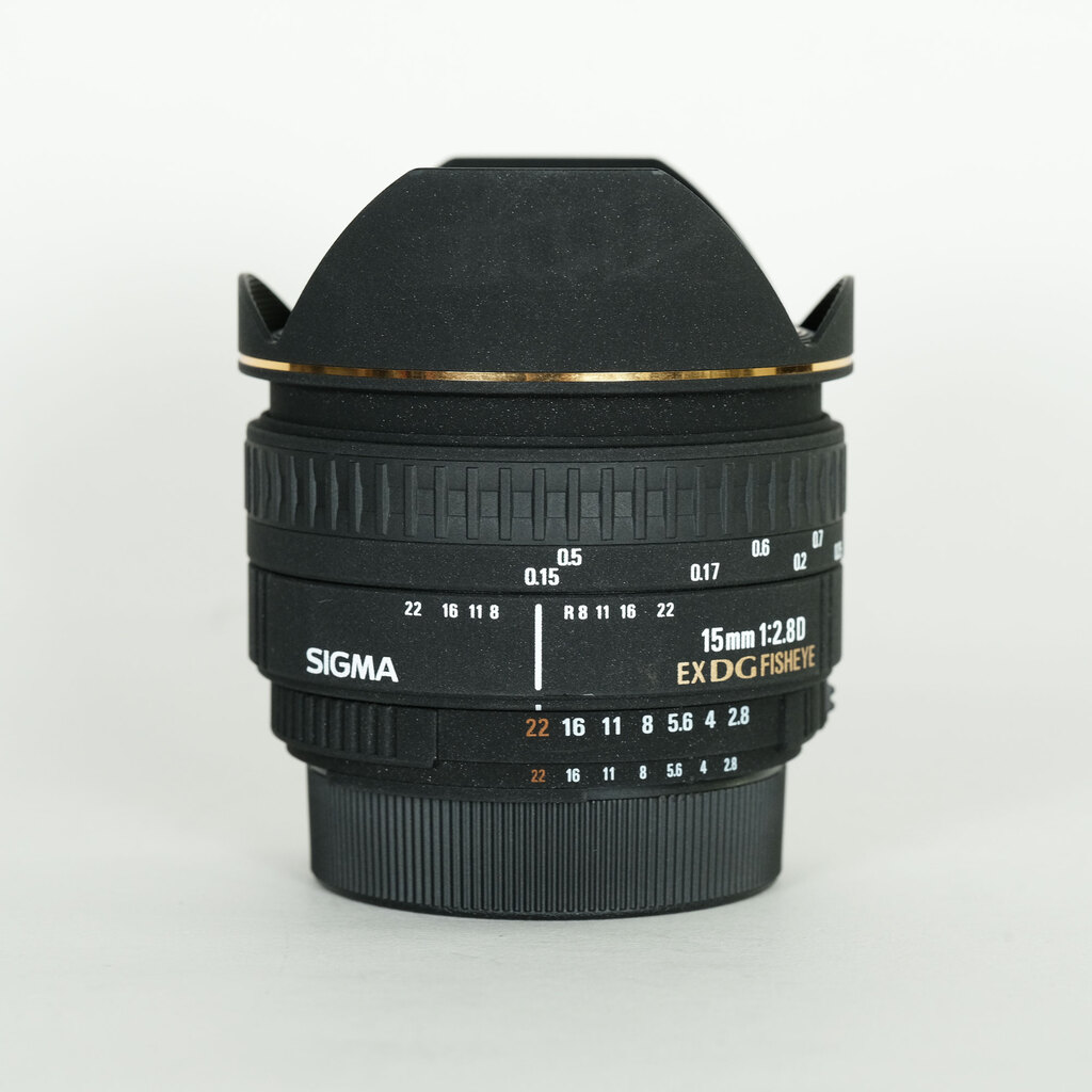 SIGMA 15mm F2.8EX DG DIAGONAL FISHEYE (ニコンF用)