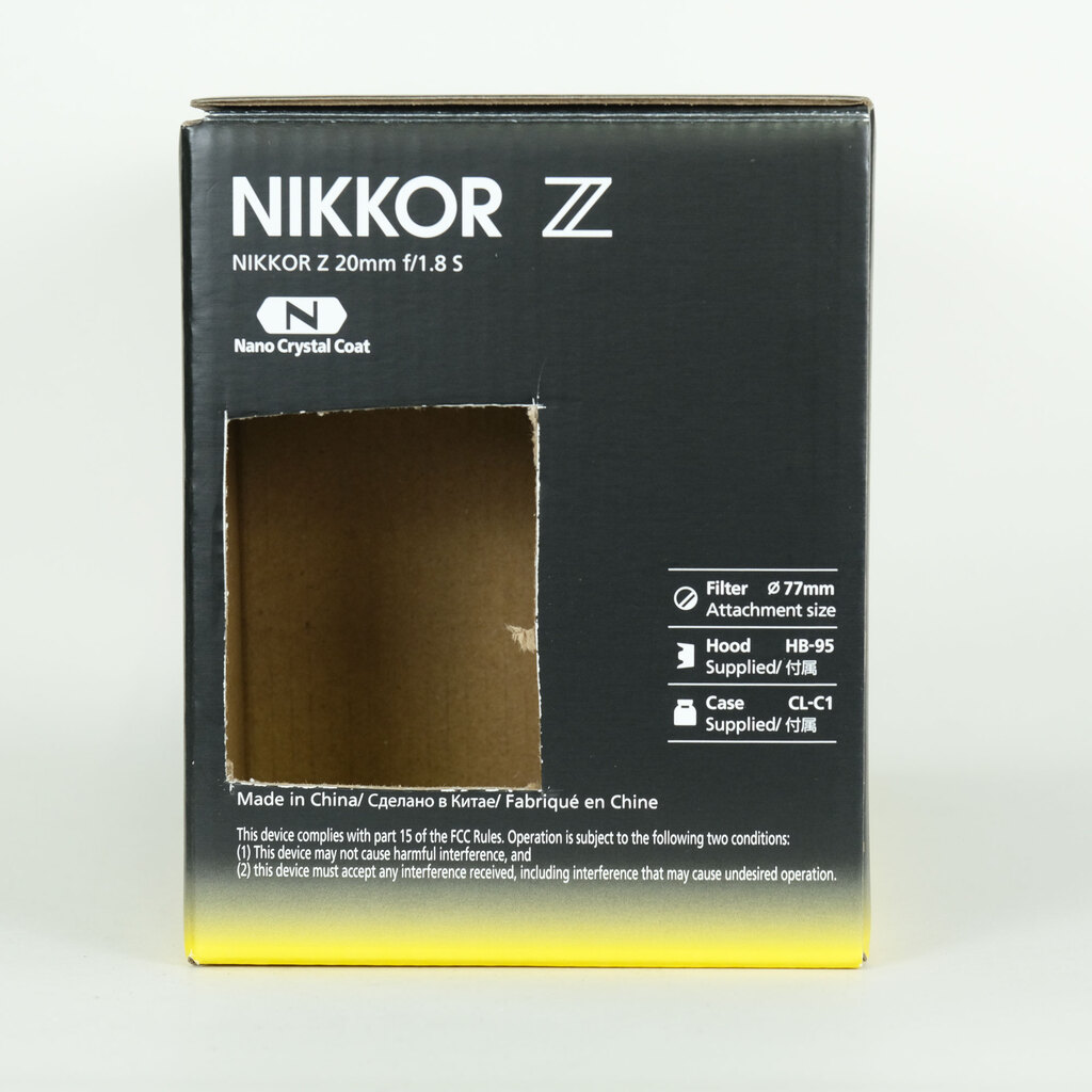 Nikon NIKKOR Z 20mm f/1.8 S