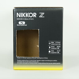 Nikon NIKKOR Z 20mm f/1.8 S