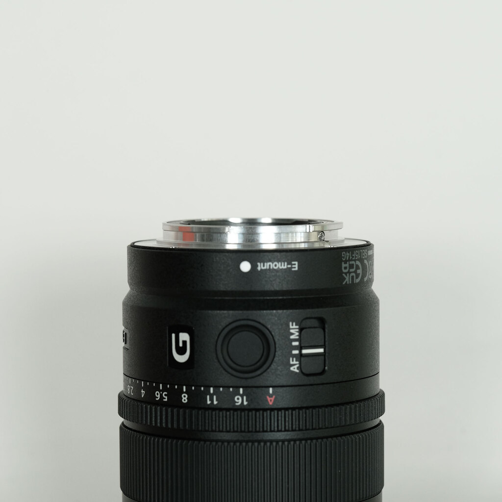 SONY E 15mm F1.4 G SEL15F14G