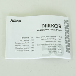 Nikon AF-S NIKKOR 50mm f/1.4G Nikon AF-S NIKKOR 50mm f/1.4G