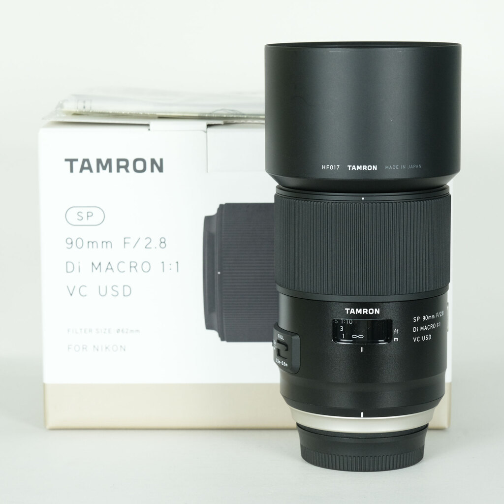 TAMRON SP 90mm F/2.8 Di MACRO 1:1 VC USD（Model F017）[ニコンF用