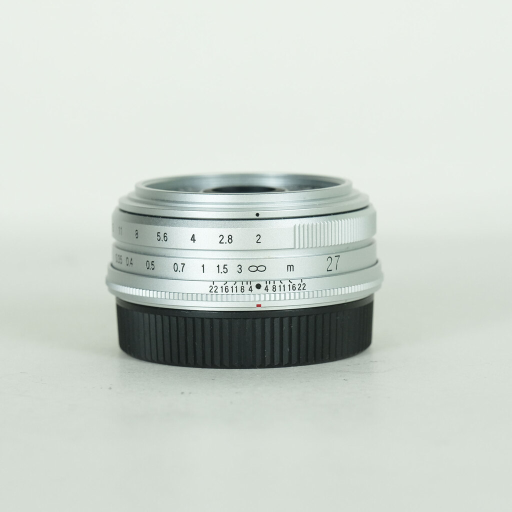 Voigtlander ULTRON 27mm F2 X-mount（フジフイルムX用） シルバーの
