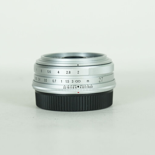 Voigtlander ULTRON 27mm F2 X-mount（フジフイルムX用） シルバー