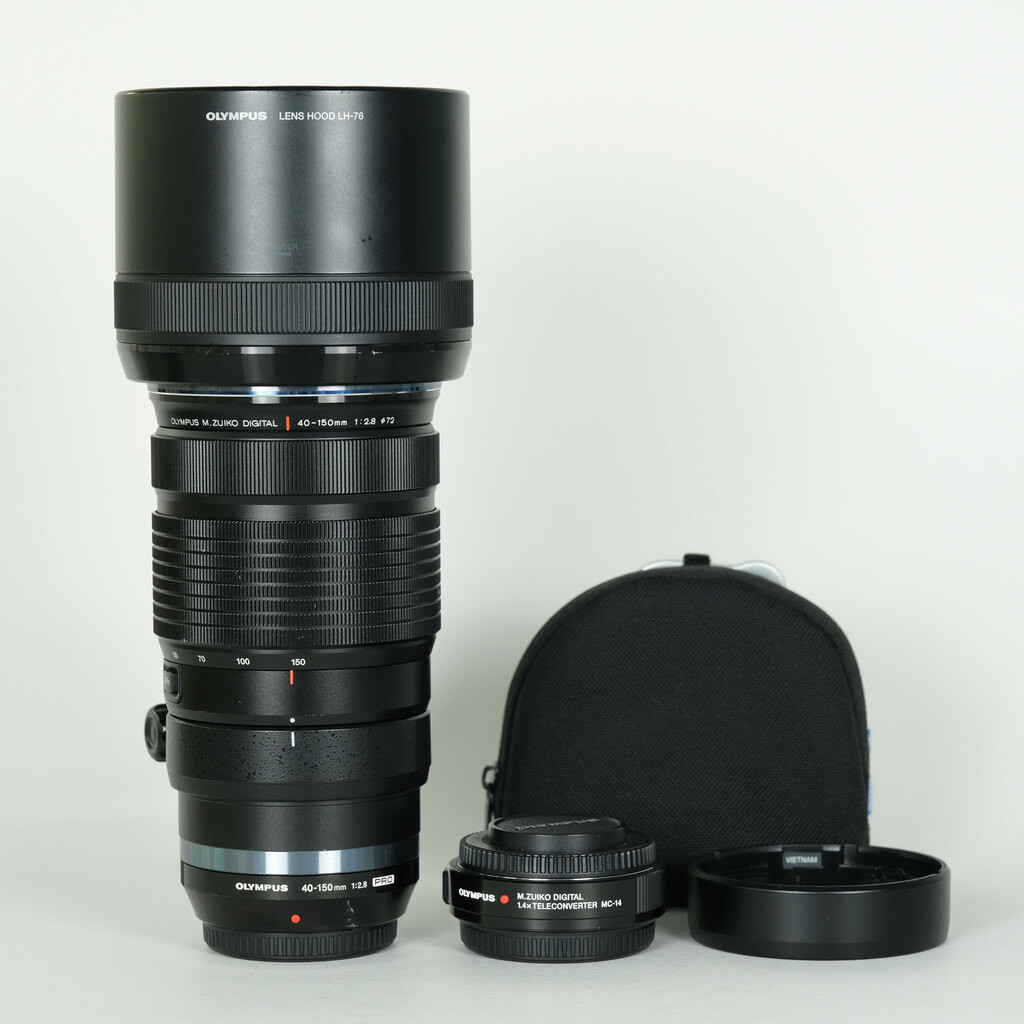 OLYMPUS M.ZUIKO DIGITAL ED 40-150mm F2.8 PRO�e���R���o�[�^�[�L�b�g