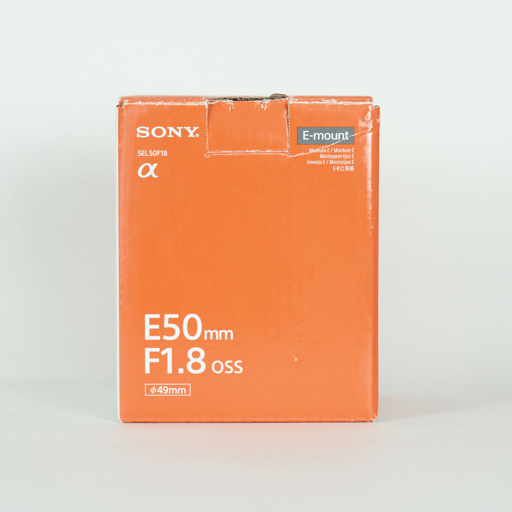 SONY E 50mm F1.8 OSS SEL50F18