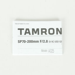 TAMRON SP 70-200mm F/2.8 Di VC USD G2 (Model A025) [ニコンF用]