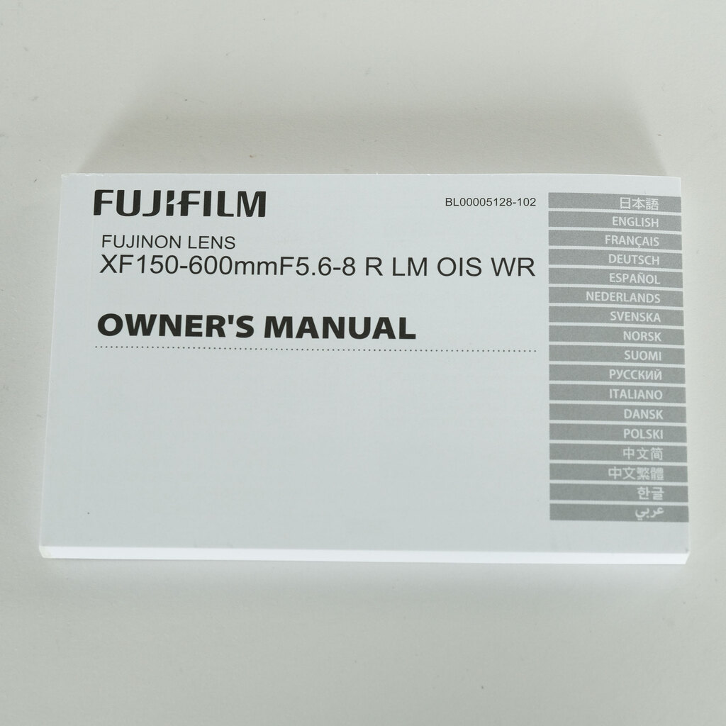 FUJIFUILM XF150-600mmF5.6-8 R LM OIS WR