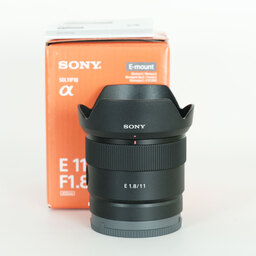 SONY E 11mm F1.8 SEL11F18