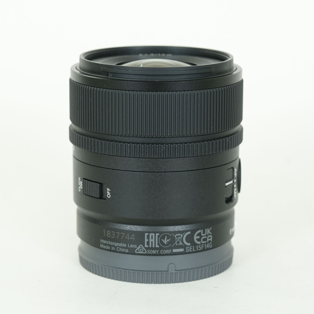 SONY E 15mm F1.4 G SEL15F14G