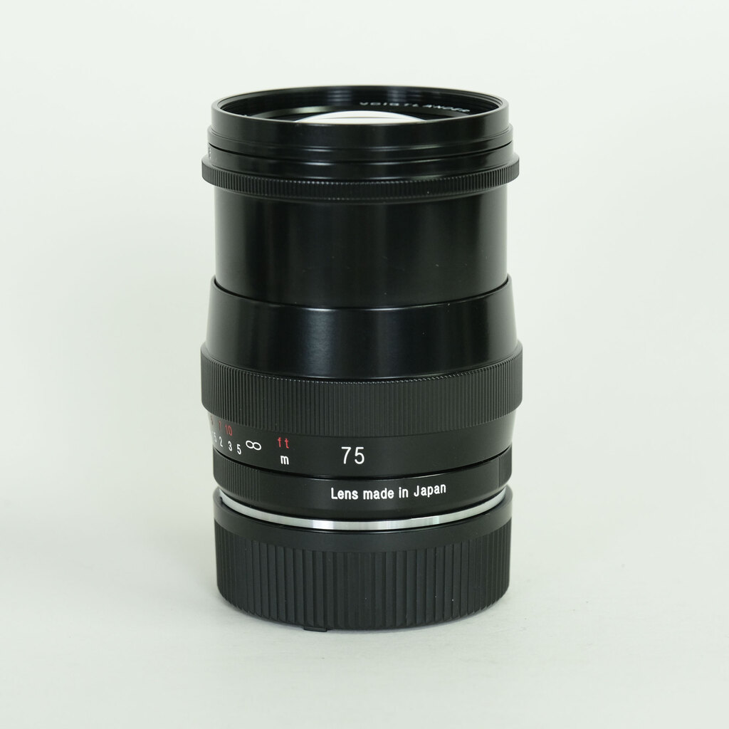 コシナ フォクトレンダー ULTRON 75mm F1.9 SC シングルコート ブラックペイント ライカM用