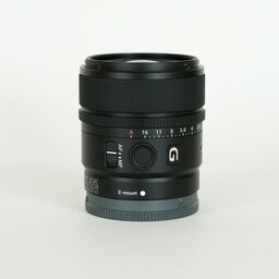 SONY E 15mm F1.4 G SEL15F14G
