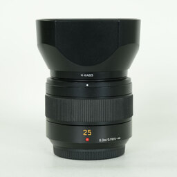 Panasonic LEICA DG SUMMILUX 25mm/F1.4 II ASPH. Panasonic LEICA DG SUMMILUX 25mm/F1.4 II ASPH.